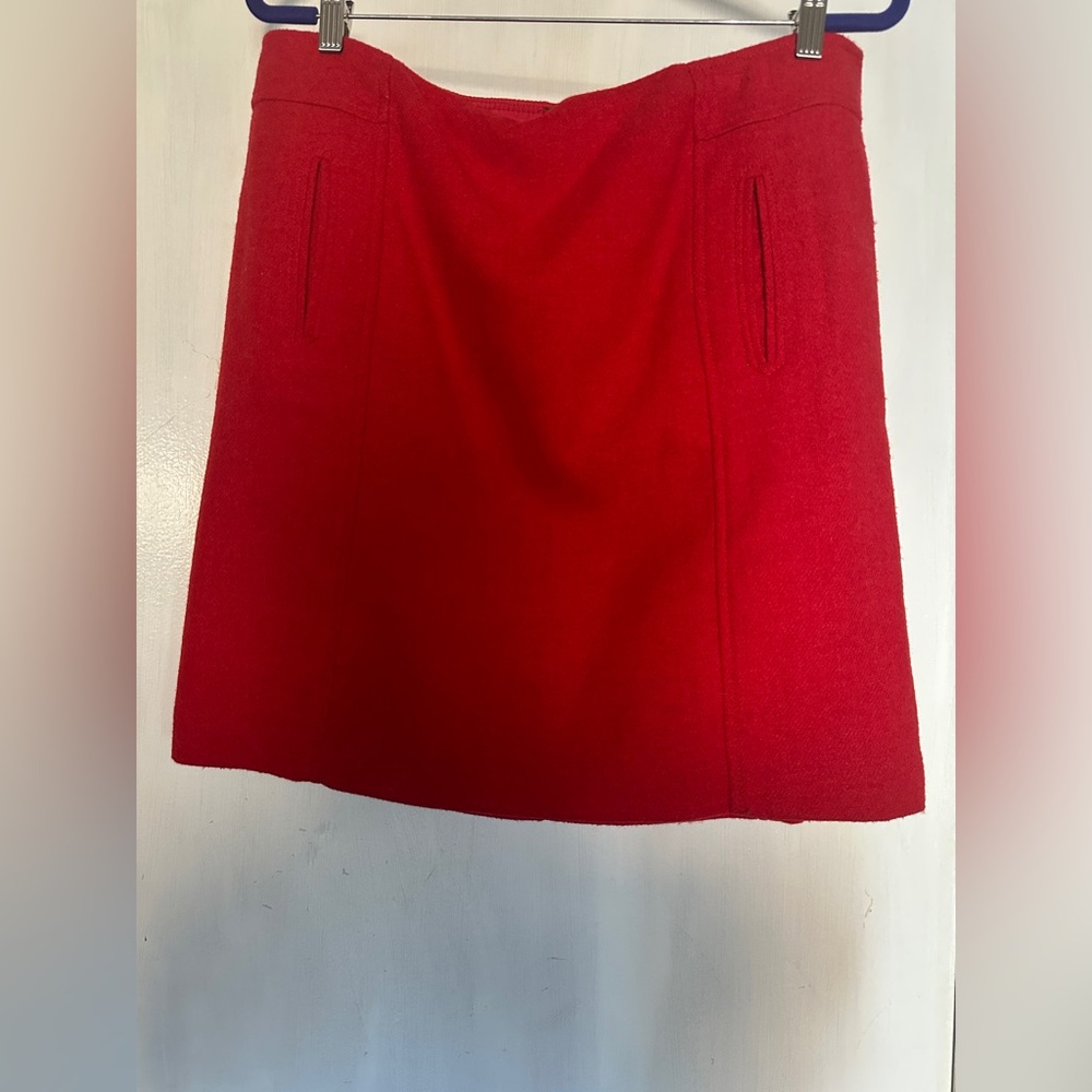 Elegant Red Talbot Women's Skirt
